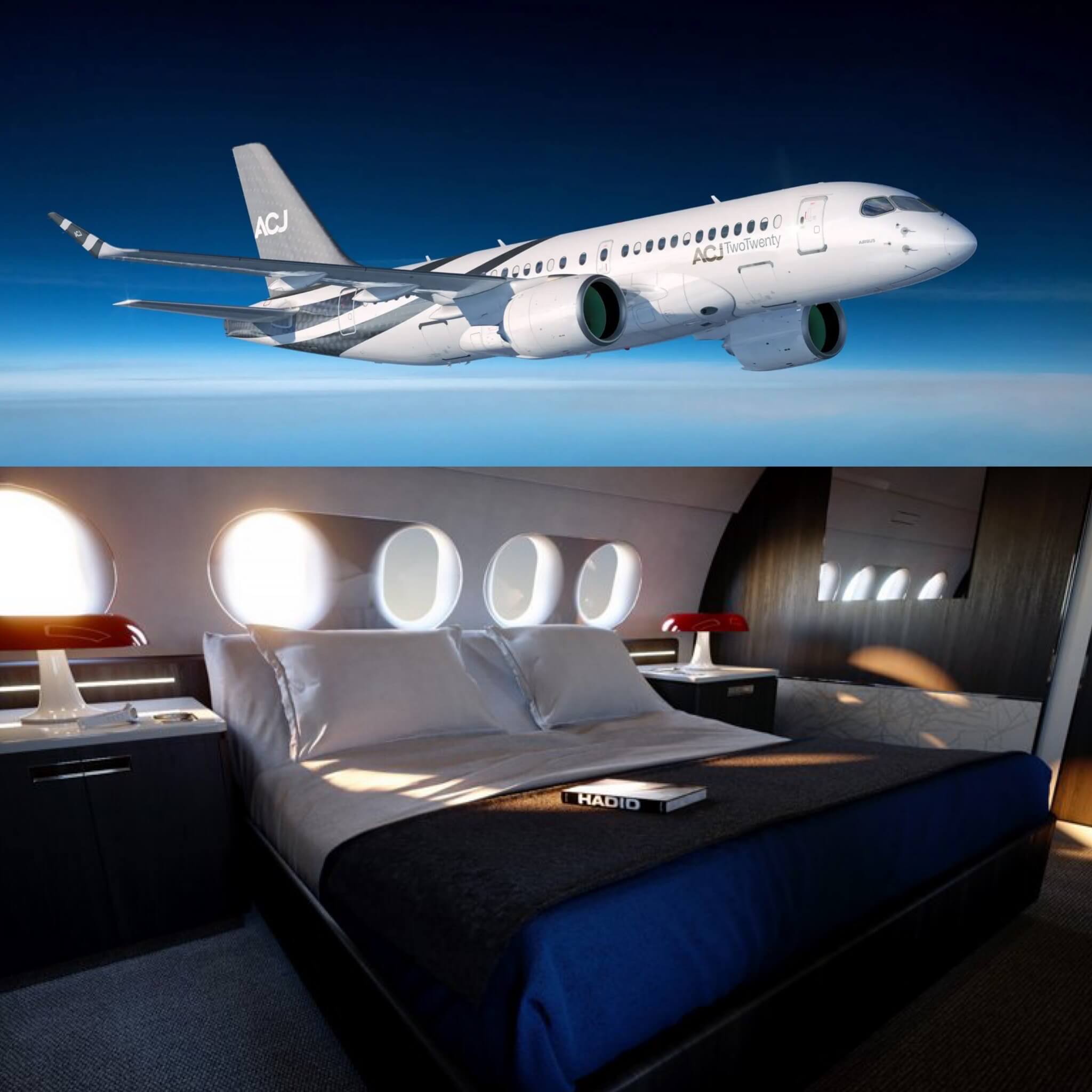 Inside the new $80 million Airbus ACJ 220 private jet – a true flying VIP penthouse