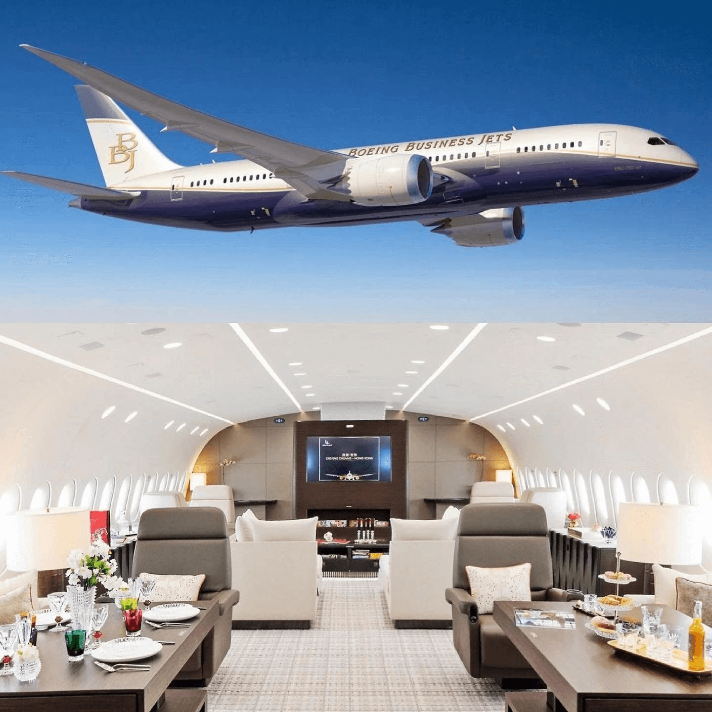 Inside the Boeing 787 Dreamliner private jet, price, range and seating capacity